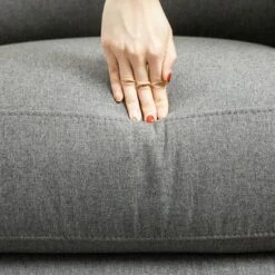 HOMCOM Recliner Sofa Couch With Easy Pull Handles And Adjustable Footrest, 3 Seater Sofa Modern Couch, Gray -Modern Living Sales GUEST 01285fca bf0d 4ab6 9636 ed4f6bbd7658