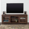 Tasi Glass Door Console TV Stand For TVs Up To 80" - Saracina Home -Modern Living Sales GUEST 021f7327 3ab1 443a bd28 006cc967bf74