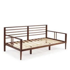 Mid Century Modern Solid Wood Spindle Daybed - Saracina Home -Modern Living Sales GUEST 03589d72 727c 4275 b0fa 7aa23312241d
