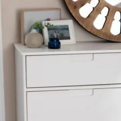 Mid-Century Modern Groove Wood 6 Drawer Dresser - Saracina Home -Modern Living Sales GUEST 09189a25 a52f 4f7e 8d7c e7918ddf26d1