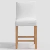 Nazanin Slipcover Counter Height Barstool Twill White - Threshold™ -Modern Living Sales GUEST 0954c35b e7c4 4d3c 8a2e 51ca2d9c9953