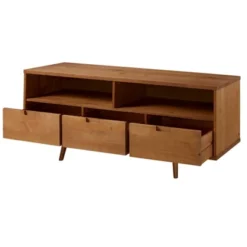 Cara Mid-Century Modern 3 Drawer TV Stand For TVs Up To 65" - Saracina Home -Modern Living Sales GUEST 0e714800 a100 48a4 b268 40d5b58b3806