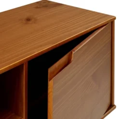 Solid Wood Mid-Century Modern TV Stand For TVs Up To 80" - Saracina Home -Modern Living Sales GUEST 1230d599 1ffc 49f5 88b2 9c14434896a7