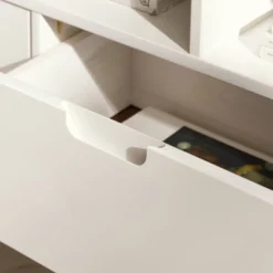 Cara Mid-Century Modern 3 Drawer Corner TV Stand For TVs Up To 58" - Saracina Home -Modern Living Sales GUEST 16e201fb 9ccb 410b bf1e 5d35f27bed39