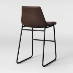 Bowden Faux Leather Counter Height Barstool - Threshold™ -Modern Living Sales GUEST 171d5689 a534 48da 8c79 824a9f24b7e0