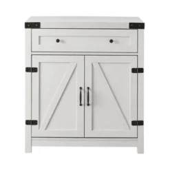 Clarabelle Rustic Farmhouse Barn Door Accent Cabinet - Saracina Home -Modern Living Sales GUEST 181f52d7 3c67 4ef6 8039 c755776d93dd