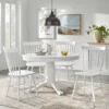 5pc Kale Pedestal Dining Set - White - Buylateral -Modern Living Sales GUEST 1cefbf26 2601 441e abef 52f17c41dcb1