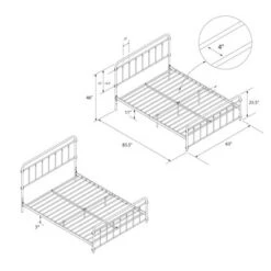 Waldorf Metal Bed - Room & Joy 21 Waldorf Metal Bed - Room & Joy -Modern Living Sales GUEST 1d6d3952 641b 4796 9aef f458cb803853