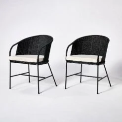 2pc Westcliff Seagrass Dining Chairs - Threshold™ Designed With Studio McGee -Modern Living Sales GUEST 1ef013bb 4ce3 40b0 b848 cfeb6771829e