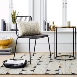 Set Of 2 Sodra Rounded Seat Wire Dining Chair Black - Threshold™ -Modern Living Sales GUEST 1f0c0031 cd11 4dd2 b4b3 61162d0e2dff