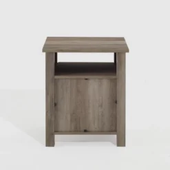 Transitional Classic Windowpane Storage Side Table - Saracina Home -Modern Living Sales GUEST 1f9f616c 5dfb 4a69 aed2 39c216f81c4c