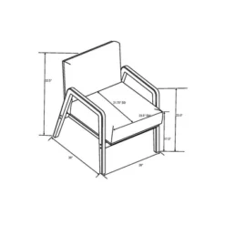 Upholstered Wood Framed Accent Arm Chair - Hearth & Hand™ With Magnolia -Modern Living Sales GUEST 20d7cc37 15c5 4d84 9cd3 409177928f58