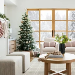 Elroy Faux Shearling Accent Chair With Wood Legs - Threshold™ Designed With Studio McGee -Modern Living Sales GUEST 2388a889 e0bb 4ce8 933f 7e709c60b0ed