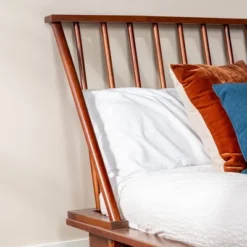 Boho Solid Wood Spindle Platform Bed - Saracina Home 21 Boho Solid Wood Spindle Platform Bed - Saracina Home -Modern Living Sales GUEST 25c48dee c55c 4d11 acb3 98c5359f0380