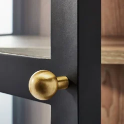 60" Crystal Cove Glass Cabinet Black - Threshold™ Designed With Studio McGee -Modern Living Sales GUEST 26fa73ea e496 41cb a096 0f669cdcbb99