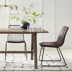 Bowden Faux Leather Dining Chairs - Threshold™ -Modern Living Sales GUEST 282deedc 06c1 4d46 b2fb 2fd8f54c5245