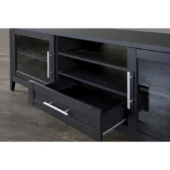 Espresso Finished 1 Drawer TV Stand For TVs Up To 70" Dark Brown - Baxton Studio -Modern Living Sales GUEST 28cc8527 7a62 4250 970f 6db24e632481