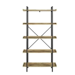 68" 5 Tray Shelf Urban Pipe X Back Bookshelf - Saracina Home -Modern Living Sales GUEST 2cbd23e1 fd4e 4f90 8501 19a0b1d03ecd