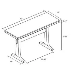 Pedestal Wood Console Table - Natural - Hearth & Hand™ With Magnolia -Modern Living Sales GUEST 31a54363 58b5 41eb a744 699d14d31368
