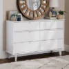 Mid-Century Modern Groove Wood 6 Drawer Dresser - Saracina Home -Modern Living Sales GUEST 33d3dfa0 9d51 4006 9c57 eac76d57abaf