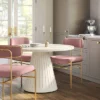 Orion Luxe Dining Chair With Brass Legs Blush Velvet - Threshold™ -Modern Living Sales GUEST 368dc7e6 edac 4c65 8cfd a40d663bd984