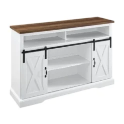 Transitional Sliding Barndoor Highboy TV Stand For TVs Up To 58" - Saracina Home 39 Transitional Sliding Barndoor Highboy TV Stand For TVs Up To 58" - Saracina Home -Modern Living Sales GUEST 3adcd44f b538 4274 a64c 77f6c0af0695