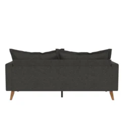Maryan Pillowback Wood Stretcher Sofa Gray Linen - Room & Joy -Modern Living Sales GUEST 4538ad06 746c 4572 997f 4006936256c1