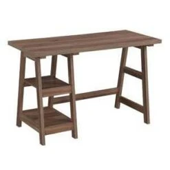 Designs2Go Trestle Desk With Shelves - Breighton Home -Modern Living Sales GUEST 46edd10a fbd8 4d2f a81e 7a1e2df4d259