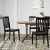 2pk Holden Slat Back Dining Chair Black - Threshold™ -Modern Living Sales GUEST 46fe39e3 d4a7 4584 8519 5c91f0a0febf