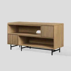 Modern Reeded Door Extendable TV Stand For TVs Up To 50" - Saracina Home 21 Modern Reeded Door Extendable TV Stand For TVs Up To 50" - Saracina Home -Modern Living Sales GUEST 477dbe29 17b9 4045 b470 35d21aade85d