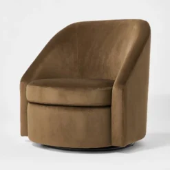 Slope Arm Swivel Chair Velvet - Threshold™ Designed With Studio McGee -Modern Living Sales GUEST 47ae5e38 0ed9 45fc 91bd 246e072ac65c