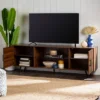 2 Door Mid-Century Modern Wood Storage TV Stand For TVs Up To 80" - Saracina Home -Modern Living Sales GUEST 483698e6 5ac0 4765 b2c6 06165d910486