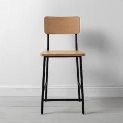 Wood & Steel Counter Stool -Natural/Black - Hearth & Hand™ With Magnolia -Modern Living Sales GUEST 486780c2 aa59 44c9 b551 3ce155896174