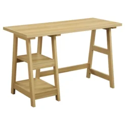 Designs2Go Trestle Desk With Shelves - Breighton Home -Modern Living Sales GUEST 4b76c7d6 a99f 4fdf 9122 42818e9ee920