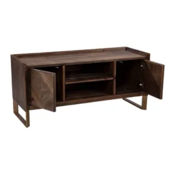 Glacerad Reclaimed Wood Media Console For TVs Upto 50" Brown - Aiden Lane -Modern Living Sales GUEST 4bd16b9b 7878 4b86 840d 8ad0879c2604