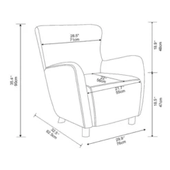 Kessler Wingback Faux Sherling Accent Chair Cream - Threshold™ Designed With Studio McGee -Modern Living Sales GUEST 4c51f9cd e87e 4874 8672 f098ed2266be
