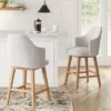 Kinston Swivel Curved Back Upholstered Counter Height Barstool - Threshold™ -Modern Living Sales GUEST 4e729b8a 07a9 4b13 aa6f c92e08251c37