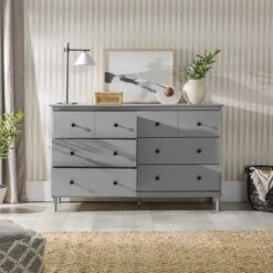 Stiva Classic Mid-Century Modern Horizontal 6 Drawer Dresser - Saracina Home 26 Stiva Classic Mid-Century Modern Horizontal 6 Drawer Dresser - Saracina Home -Modern Living Sales GUEST 53801b5f b1d4 4b04 8c85 a7971d352e4e