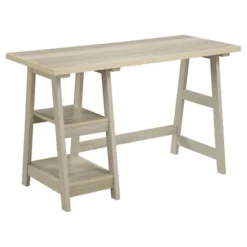Designs2Go Trestle Desk With Shelves - Breighton Home -Modern Living Sales GUEST 56518931 3089 42a6 88ab f60331c97f7f