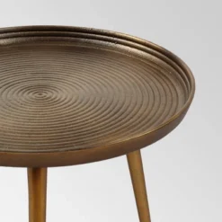 Everts Modern Accent Table Brass - Christopher Knight Home -Modern Living Sales GUEST 595fa1a4 ac00 43e1 9e81 1ef2e890e8c4