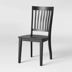 2pk Holden Slat Back Dining Chair Black - Threshold™ -Modern Living Sales GUEST 5c33c1cf e8f4 40f2 8880 34c871685475