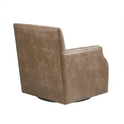 Glaser Faux Leather Swivel Chair Brown - Madison Park 13 Glaser Faux Leather Swivel Chair Brown - Madison Park -Modern Living Sales GUEST 5f9bc0cf 07f0 4354 842a edce6fc8767f