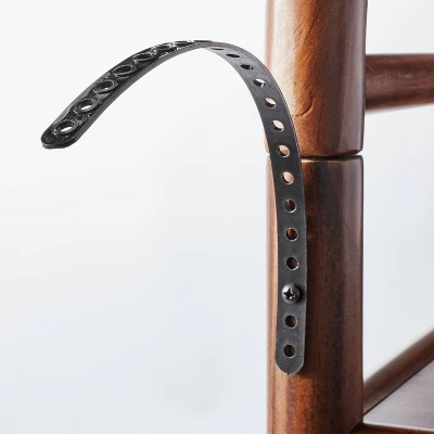 72" Holladay Curved Wooden Bookcase - Threshold™ Designed With Studio McGee 6 72" Holladay Curved Wooden Bookcase - Threshold™ Designed With Studio McGee - Image 4