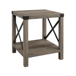 Sophie Rustic Industrial X Frame Side Table - Saracina Home -Modern Living Sales GUEST 62a6dec9 fa5b 4702 9a54 9992d1cdb652