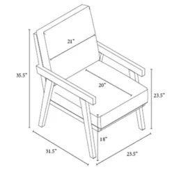 Grantsville Wood Frame Accent Chair With Grid Back - Threshold™ Designed With Studio McGee 13 Grantsville Wood Frame Accent Chair With Grid Back - Threshold™ Designed With Studio McGee -Modern Living Sales GUEST 63af688c c6d7 4926 8635 a7774e315ee8