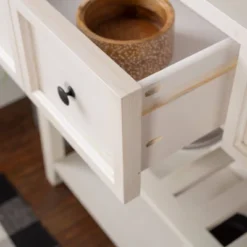 48" Farmhouse Solid Wood 2 Drawer Buffet White - Saracina Home -Modern Living Sales GUEST 674b092e 3435 4204 b7cf 49f755d818b1