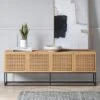 Belmar Woven TV Stand For TVs Up To 60" Natural - Threshold™ -Modern Living Sales GUEST 68ab0528 afe9 4f75 aaba cf407931bc0e