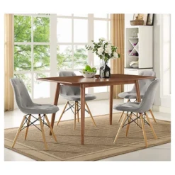 60" Mid-Century Rectangle Dining Table - Saracina Home 11 60" Mid-Century Rectangle Dining Table - Saracina Home -Modern Living Sales GUEST 6a2c23b7 f0b8 40ef 8c8f e2fb1eb80d96