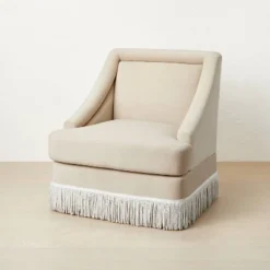 Alberhill Velvet Accent Chair With Fringe - Opalhouse™ Designed With Jungalow™ -Modern Living Sales GUEST 6a2c8665 b5eb 4e71 9163 3f7b29c4d6c7