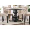 Buckley Round Dining Table White/Black - HOMES: Inside + Out -Modern Living Sales GUEST 6df4e658 c09e 4cc5 8c05 364fba3e258d